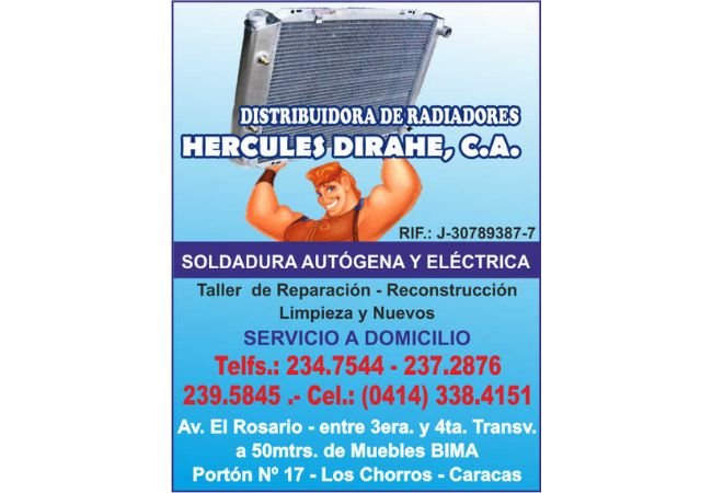 Fachada de Distribuidora de Radiadores Hércules Dirahe